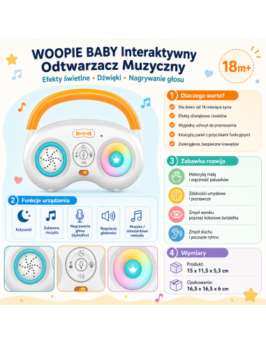 WOOPIE BABY Interactive Music Player