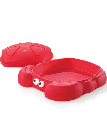 STEP2 Crab Closed Plastic Sandbox with Lid