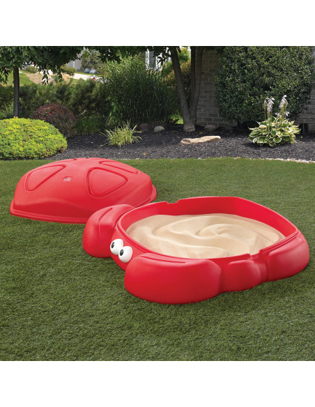 STEP2 Crab Closed Plastic Sandbox with Lid