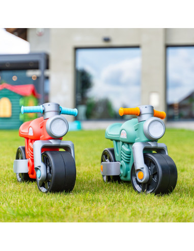 FALK važiuojamasis motociklas „Moto Premier Vintage Green“, 1–3 metų vaikams