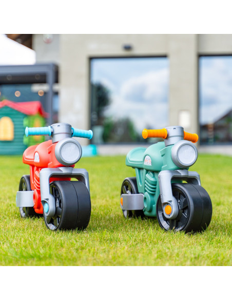 FALK važiuojamasis motociklas „Moto Premier Vintage Green“, 1–3 metų vaikams