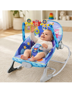WOOPI BABY 2-в-1 Качалка и прыгунки в виде краба: интерактивные вибрации и мелодии 2