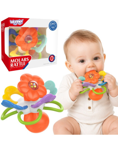 WOOPIE BABY Rattle Sensory Teether Flower 0m+