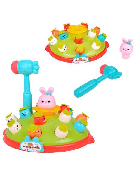 WOOPIE BABY Interactive Skill Game Hammer the Carrot Educational Hit the Mole