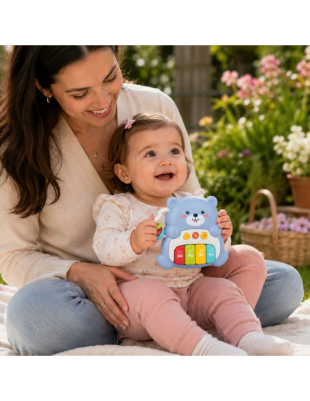 WOOPIE BABY Interactive Piano Musical Teddy Bear 1 piece