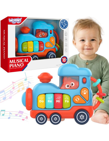 Интерактивное музыкальное пианино-локомотив WOOPI BABY