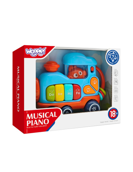 Интерактивное музыкальное пианино-локомотив WOOPI BABY