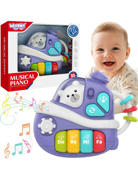 Интерактивный музыкальный корабль-пианино WOOPI BABY