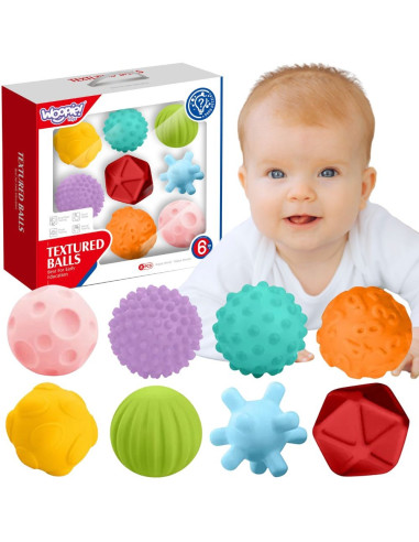 WOOPIE BABY Sensory Squeeze Blocks 8 pcs.