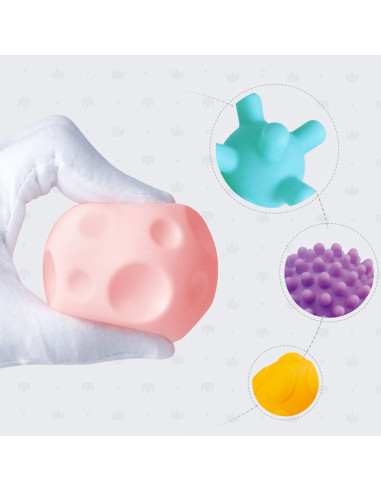 WOOPIE BABY Sensory Squeeze Blocks 8 pcs.