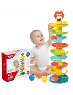 WOOPIE BABY Ball Track Spiral Set + 6 Balls