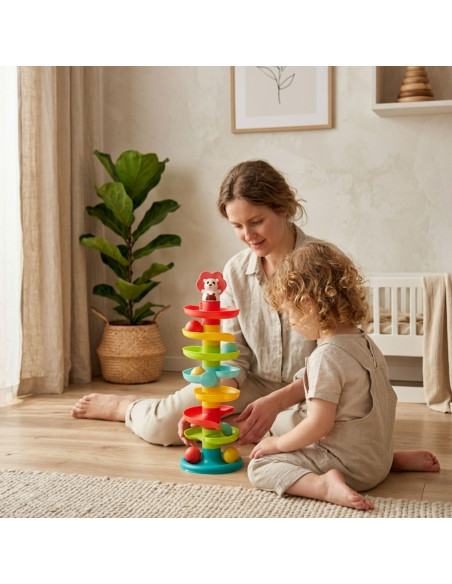 WOOPIE BABY kamuoliukų takelio spiralės rinkinys + 6 kamuoliukai