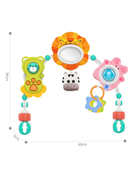 WOOPIE BABY Sensorinis lankelis lovytei, vežimėliui, gultukui