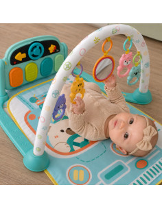 Интерактивный игровой коврик WOOPI BABY с пианино, 10 деталей, со звуками. 2