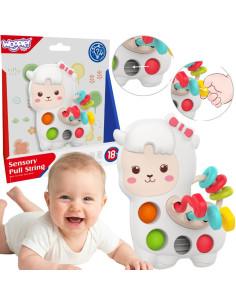 WOOPIE BABY Sensorinis Manipuliacinis Žaislas Montessori Lama 18M+