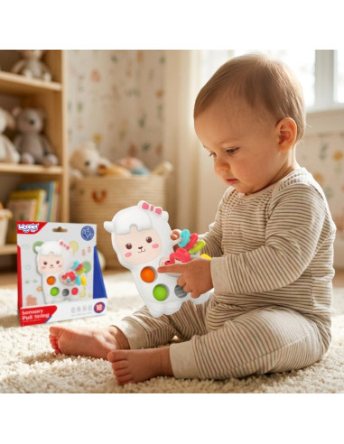 WOOPIE BABY Sensorinis Manipuliacinis Žaislas Montessori Lama 18M+
