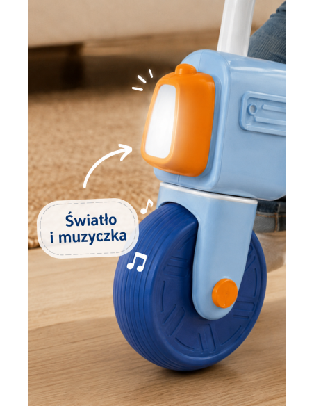 WOOPIE balansinis dviratis su garsiniu signalu, 18 m+