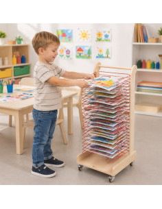 CLASSIC WORLD EDU Art Drying Rack - 30 Levels 2