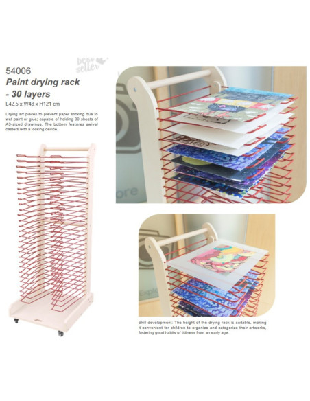 Сушилка для художественных принадлежностей CLASSIC WORLD EDU - 30 уровней