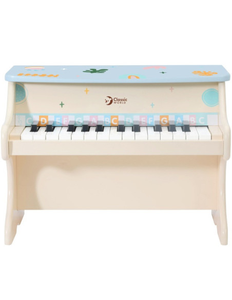 CLASSIC WORLD muzikinis fortepijonas vaikams, besimokantiems groti + knygelė