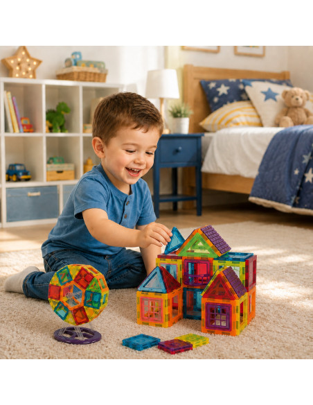 WOOPIE 3D Magnetic Blocks Educational Panels For Kids