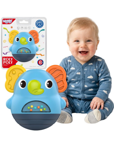WOOPIE BABY Baby Elephant Rattle Sensory Interactive 6m+