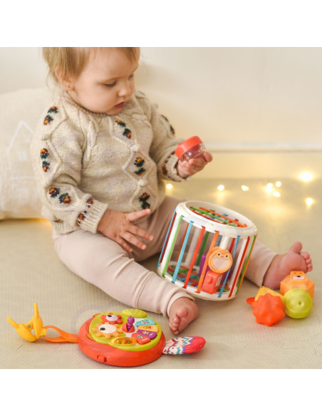 WOOPIE BABY Roller Sensory Cube Interactive Drum