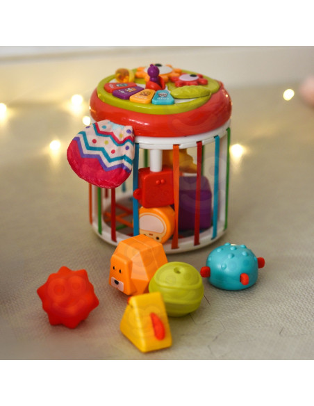 Интерактивный барабан WOOPI BABY Roller Sensory Cube