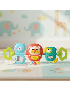 WOOPIE BABY vežimėlio pakabinamas lopšys su sensoriniu barškučiu, 6 mėn.+ 2