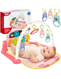 WOOPIE BABY interaktyvus pianino žaidimų kilimėlis kūdikiams 3 viename