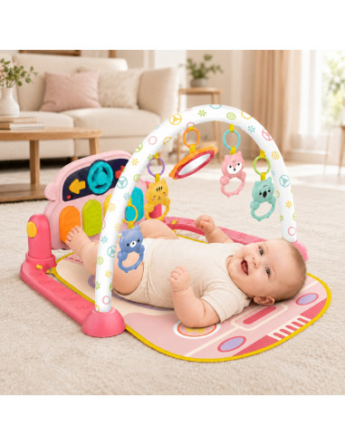 Интерактивный игровой коврик-пианино WOOPI BABY для малышей, 3 в 1