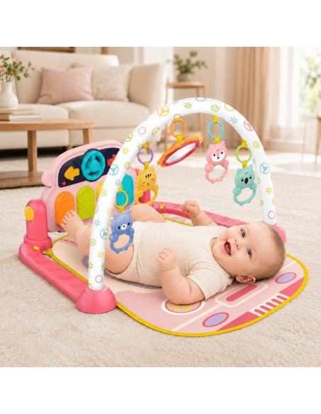 WOOPIE BABY Interactive Piano Play Mat for Babies 3 in 1