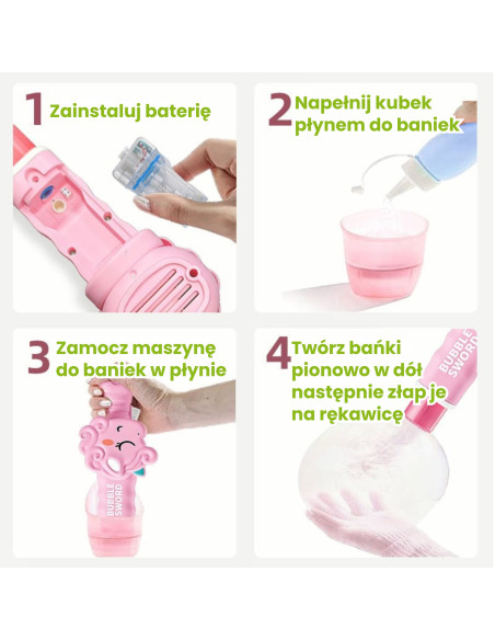 WOOPIE Dinosaur Smoke Bubble Gun Fog Bubble Machine Rechargeable