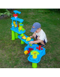 WOOPIE Huge Aquapark Water Table 6 in 1 Sandbox Waterfall Water Track 6-level Modular 2