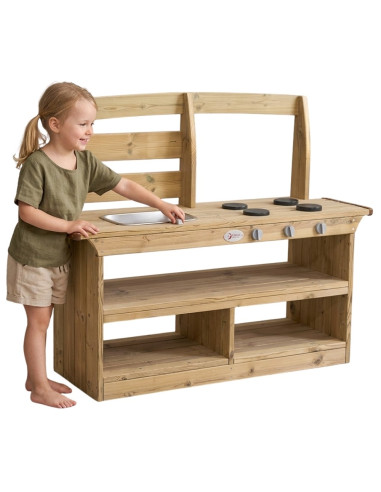 CLASSIC WORLD EDU Wooden Mud Kitchen Large Garden