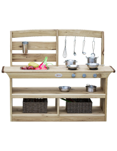 CLASSIC WORLD EDU Wooden Mud Kitchen Large Garden