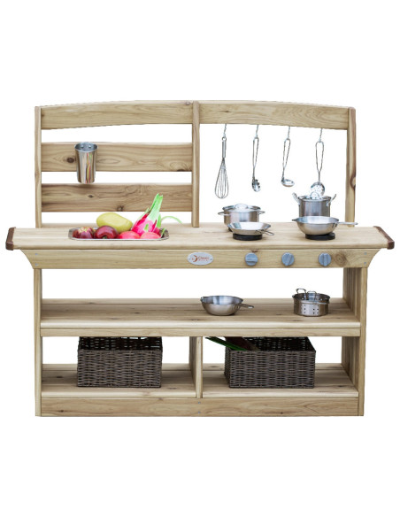CLASSIC WORLD EDU Wooden Mud Kitchen Large Garden