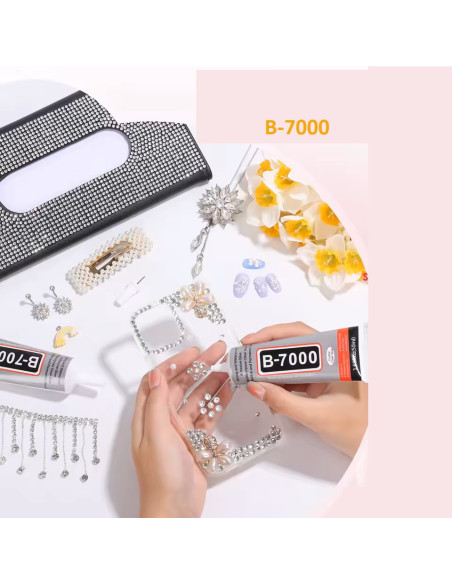 Silikoniniai klijai B-7000 3ml 3 vnt. (9 ml)