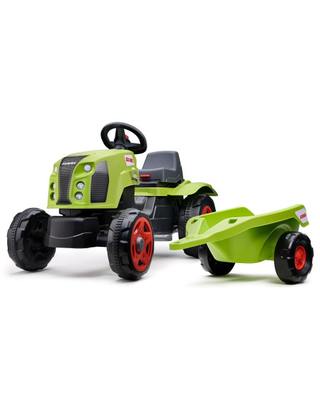 FALK Claas Arion 470 Pedal Tractor with Trailer and Opening Bonnet 2-6 years