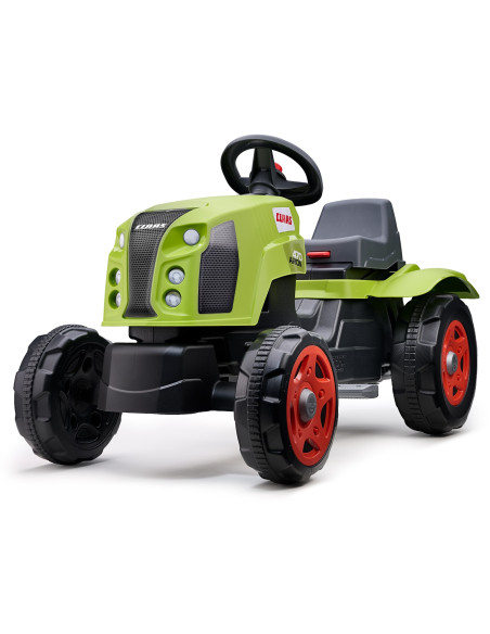 FALK Claas Arion 470 traktorius su priekaba ir atidaromu variklio dangčiu, 2–6 metų vaikams