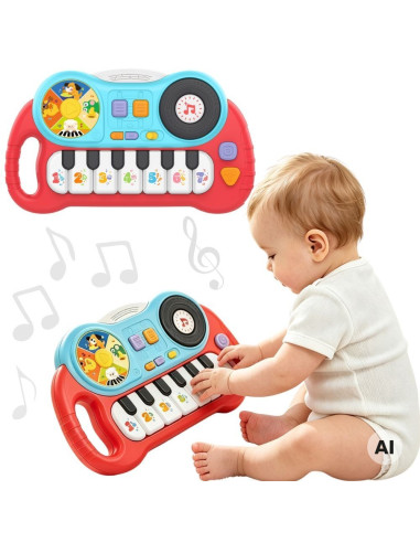 Woopie Interactive Piano for Kids Organ Educational Sounds