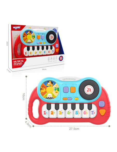 Woopie Interactive Piano for Kids Organ Educational Sounds