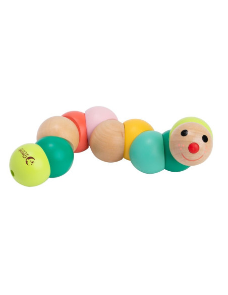 Classic World Wooden Caterpillar Manipulative Sensory Toy