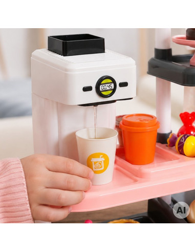 WOOPIE Cafe Confectionery Children's Shop Cash Register Express Sound
