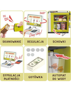 WOOPIE mini parduotuvės su priedais 2