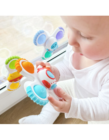 WOOPIE BABY Spinner Sensory Toy Rocket Alien Ufo 3 pcs.