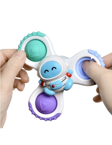 WOOPIE BABY Spinner Sensory Toy Rocket Alien Ufo 3 pcs.
