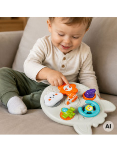 WOOPIE BABY 7-ių viename edukacinė raketos veiklos lenta 2