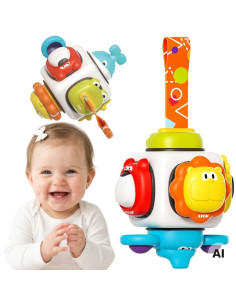 WOOPIE BABY 6-in-1 sensorinis kubas – Gyvūnai