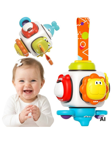 WOOPIE BABY 6-in-1 sensorinis kubas – Gyvūnai
